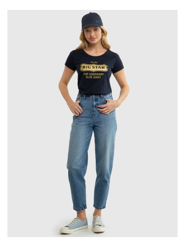 Big Star Woman's T-shirt 152262 Navy Blue 403