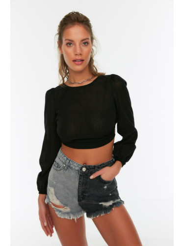 Trendyol Blouse - Black - Regular fit