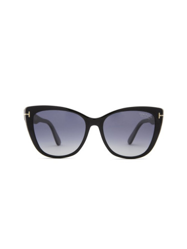 Tom Ford Nora Ft0937 01D 57 - квадратна слънчеви очила, дамски, черни, поляризирани