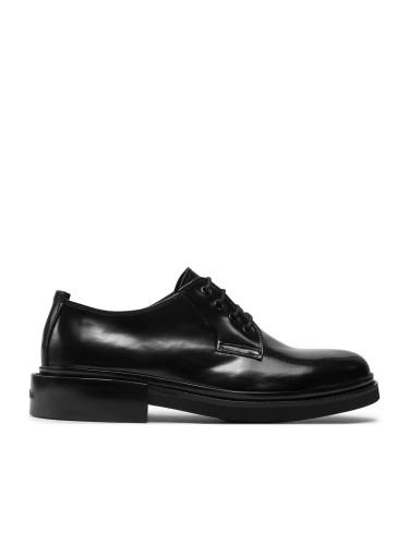 Обувки Calvin Klein Postman Derby HM0HM01376 Черен