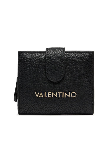 Малък дамски портфейл Valentino Brixton VPS7LX215 Черен
