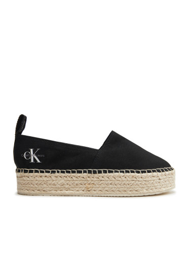 Еспадрили Calvin Klein Jeans Platform Espadrille Ml Btw YW0YW01378 Черен