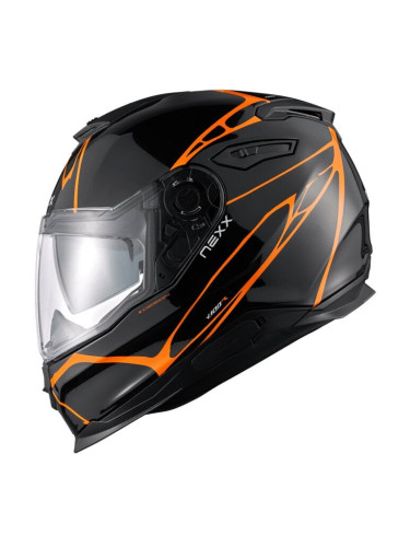 Nexx Y.100 B-Side Black/Orange S Каска