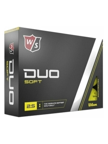 Wilson Staff Duo Soft Golf Balls Yellow Standard Нова топка за голф