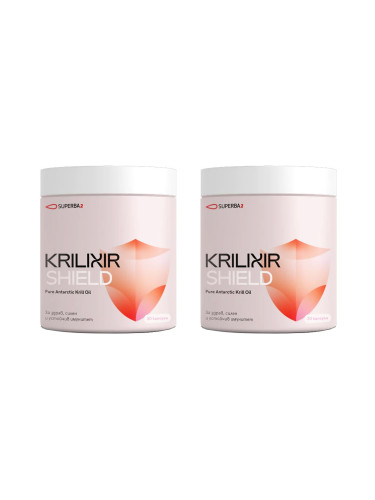 Krilixir Shield за здрав, силен и устойчив имунитет x30 капсули ПРОМО 2 ОПАКОВКИ