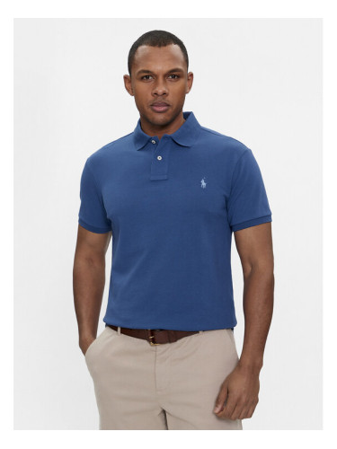 Polo Ralph Lauren Тениска с яка и копчета 710536856402 Син Slim Fit