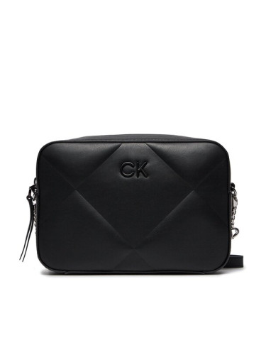 Calvin Klein Дамска чанта Quilt K60K611891 Черен
