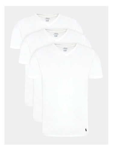 Polo Ralph Lauren Комплект 3 тишърти 714936903001 Бял Slim Fit