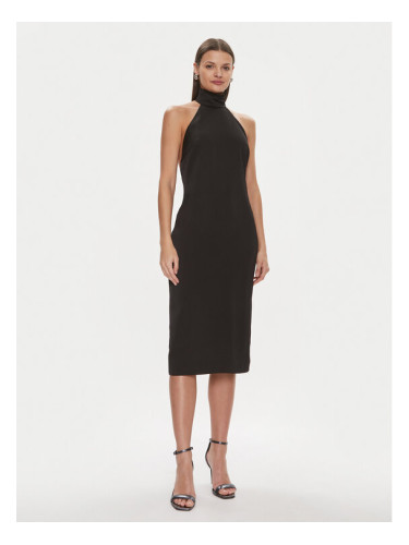 KARL LAGERFELD Коктейлна рокля 240W1307 Черен Slim Fit