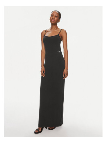 Calvin Klein Jeans Лятна рокля J20J223055 Черен Regular Fit