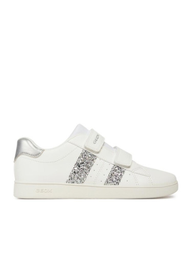 Geox Сникърси J Eclyper Girl J45LRA 000BC C0007 D Бял
