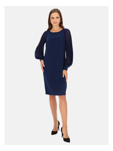 Potis & Verso Woman's Dress Ricarda Navy Blue