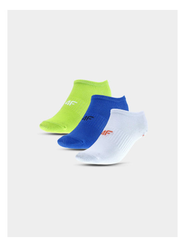 Boys' Casual Ankle Socks (3Pack) 4F - Multicolor