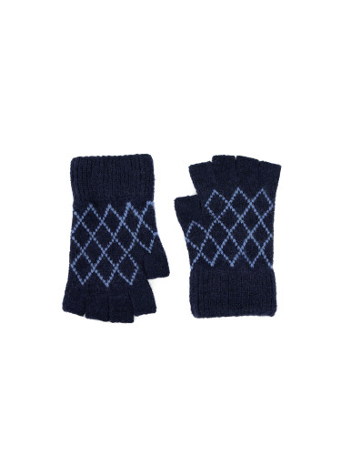 Art Of Polo Woman's Gloves Rk22241 Navy Blue