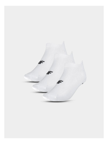 Men's Sports Socks Under the Ankle (3pack) 4F - White