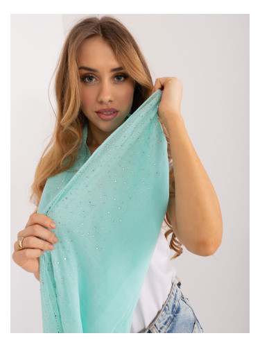 Mint long viscose scarf for women