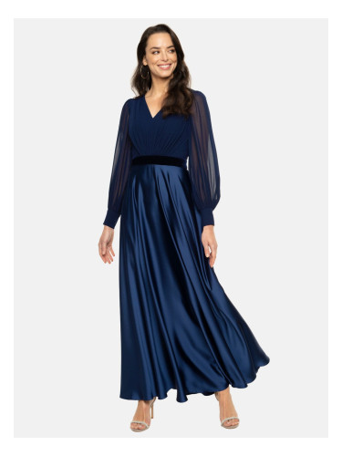 Potis & Verso Woman's Dress Sybilla Navy Blue