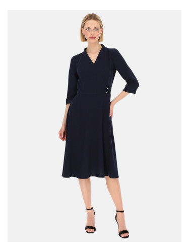 Potis & Verso Woman's Dress Harmoni Navy Blue