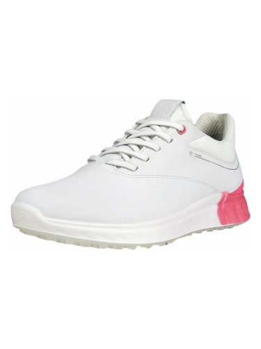 Ecco S-Three Womens Golf Shoes White/Bubblegum 38