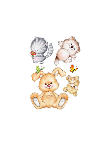 Декоративен Wall Stickers Cute Animals XL