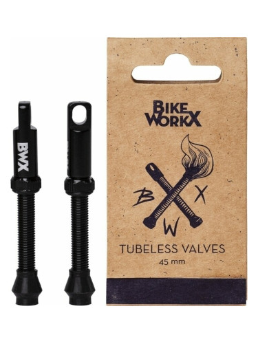 BikeWorkX BWX Tubeless Valves 15.0 Black 45.0 клапан