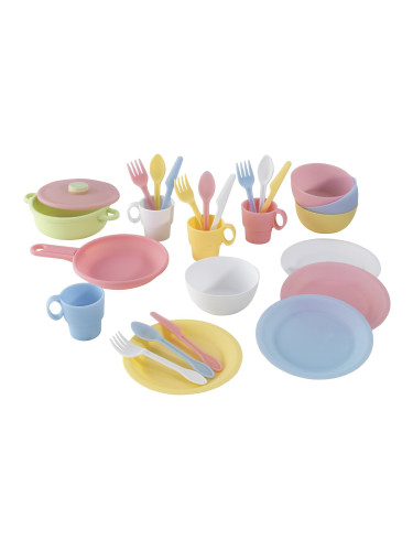 Кухненска utensils KidKraft Cookware Set Pastel