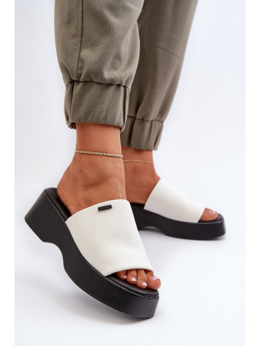 Дамски чехли на платформа BIG STAR SHOES