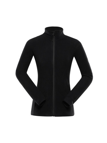 Women's fleece sweatshirt ALPINE PRO SIUSA black