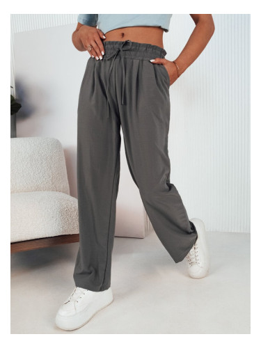 EUFRAZ Women's Trousers Grey Dstreet