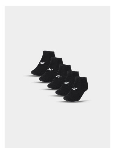 Men's Casual Socks Under the Ankle (5pack) 4F - Black