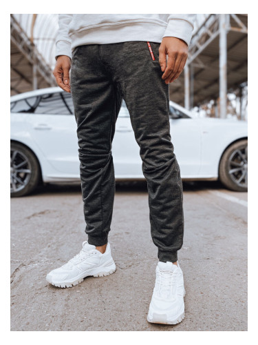 Spodnie męskie dresowe ciemnoszare Dstreet