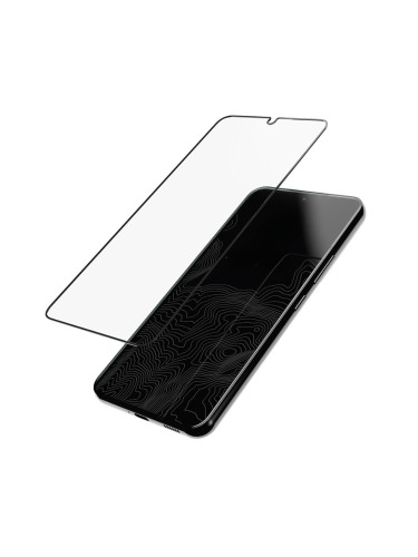 Стъклен протектор за дисплей MBX 5D Slim с цяло лепило, За Samsung Galaxy S23 Plus (S916B), Черен