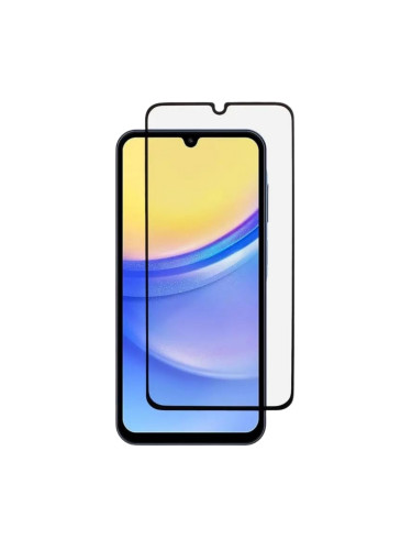 Стъклен протектор OG Premium с цяло лепило, За Samsung Galaxy A15 4G/5G (A155F/A156B), Черен
