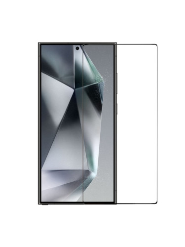 Стъклен протектор за дисплей OG 5D Slim с цяло лепило без дупка, За Samsung Galaxy S24 Ultra (S928B), Черен