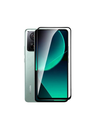 Стъклен протектор OG Premium с цяло лепило, За Xiaomi 13T/13T Pro, Черен
