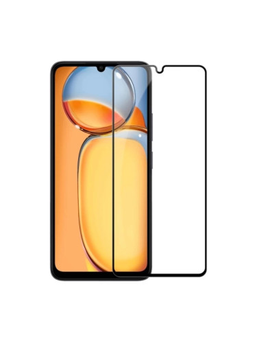 Стъклен протектор OG Premium с цяло лепило, За Xiaomi Redmi 13C 4G, Черен