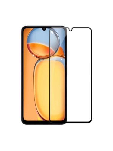 Стъклен протектор MBX 5D Slim с цяло лепило, За Xiaomi Redmi 13C 4G, Черен