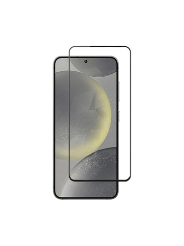 Стъклен протектор за дисплей MBX 5D Slim с цяло лепило, За Samsung Galaxy S24 (S921B), Черен