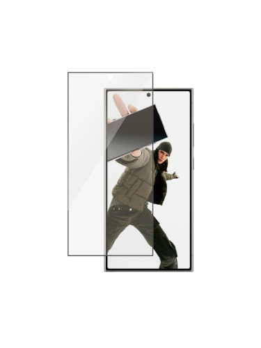 Стъклен протектор MBX 5D Slim с цяло лепило, За Samsung Galaxy S24 Ultra (S928B), Черен