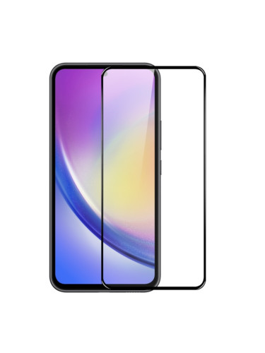 Стъклен протектор MBX 5D Slim с цяло лепило, За Samsung Galaxy A35 (A356B), Черен