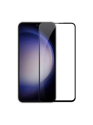 Стъклен протектор MBX 5D Slim с цяло лепило, За Samsung Galaxy S23 FE (S711B), Черен
