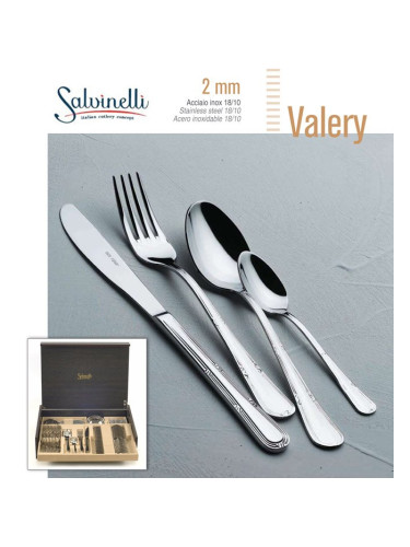 Комплект прибори за хранене 75τεμ. "VALERY" Salvinelli