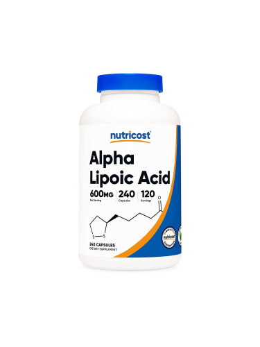 Алфа-липоева киселина, 240 капсули, Nutricost