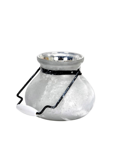 Glass Lantern in the color of Ice