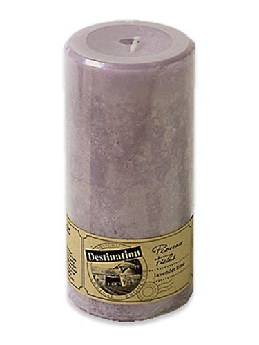Ароматизирана свещ багажник "lavender lime" 15cm  (3 τεμάχια)