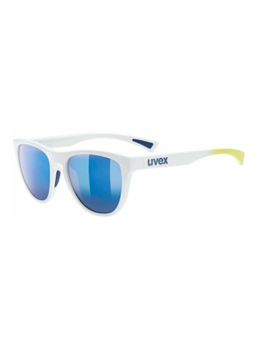 UVEX ESNLT Spirit White Mat/Mirror Blue Колоездене очила