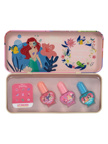 Disney Princess Ariel Dreams Gleam Nail Polish Tin комплект лак за нокти за деца 3 бр.