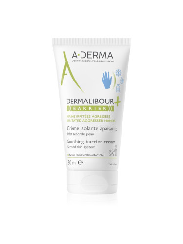 A-Derma Dermalibour+ Barrier успокояващ крем за защита на кожата 50 мл.