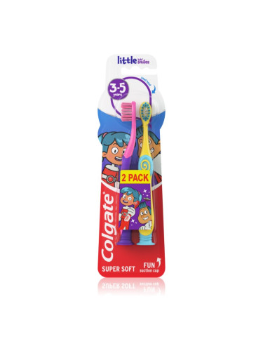 Colgate Little Kids Smiles 3-5 Duopack четки за зъби за деца 2 бр.