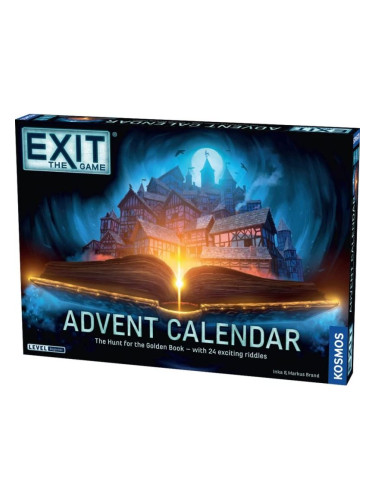  Настолна игра EXiT Advent Calendar: The Hunt for the Golden Book - кооперативна